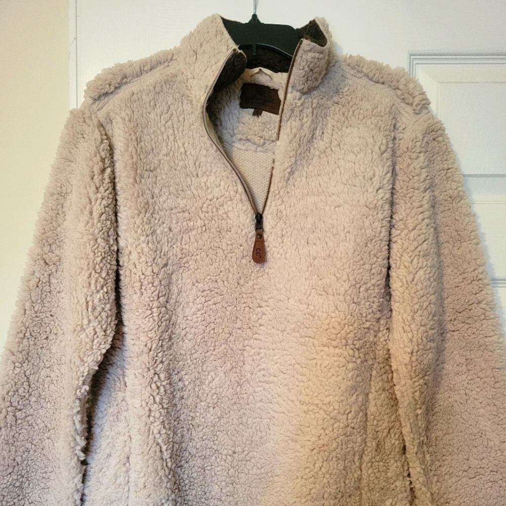 C.C sherpa pullover